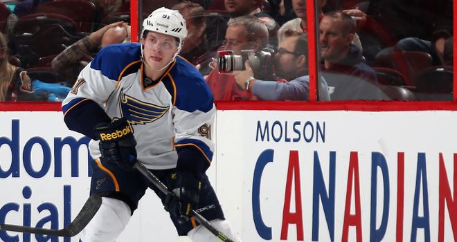 Vladimir Tarasenko: A goal and an assist in the Blues' win