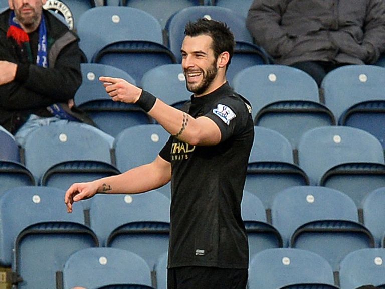 Alvaro Negredo: Found the net at Ewood Park