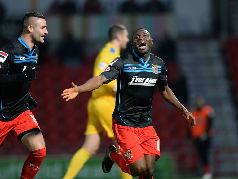 Francois Zoko of Stevenage: Scored on Saturday
