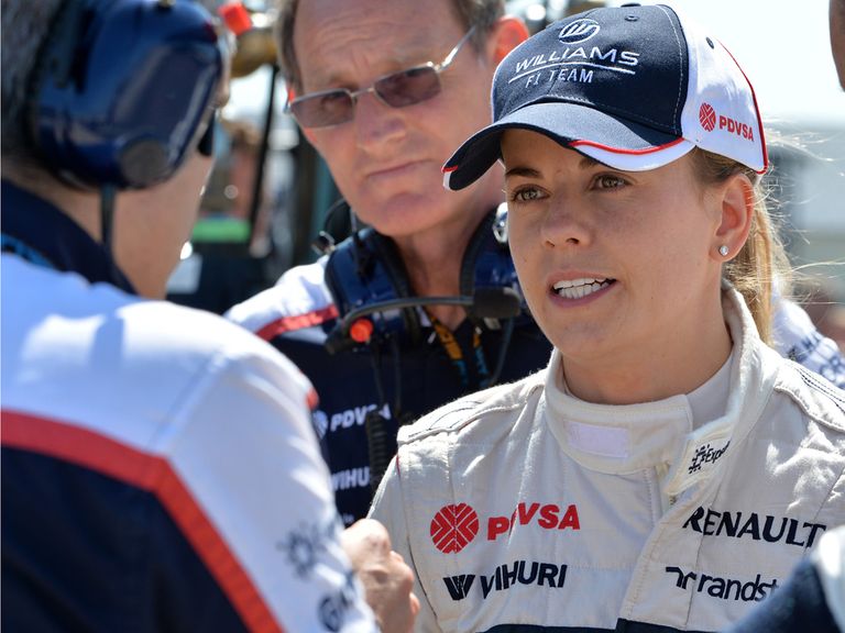 Susie Wolff: Will drive for Williams in practice