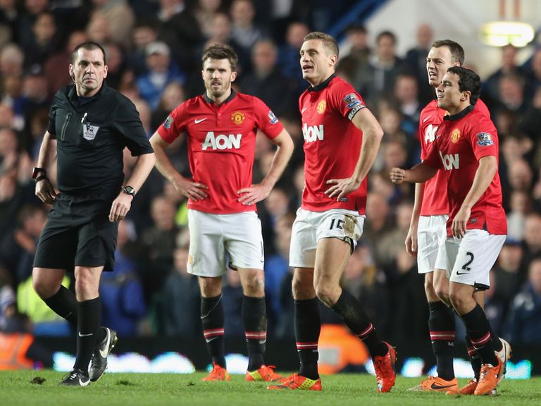 Vidic: Three-game ban after red card at Chelsea