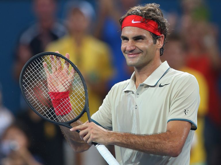 Roger Federer: Will face Lleyton Hewitt in the final of the Brisbane International