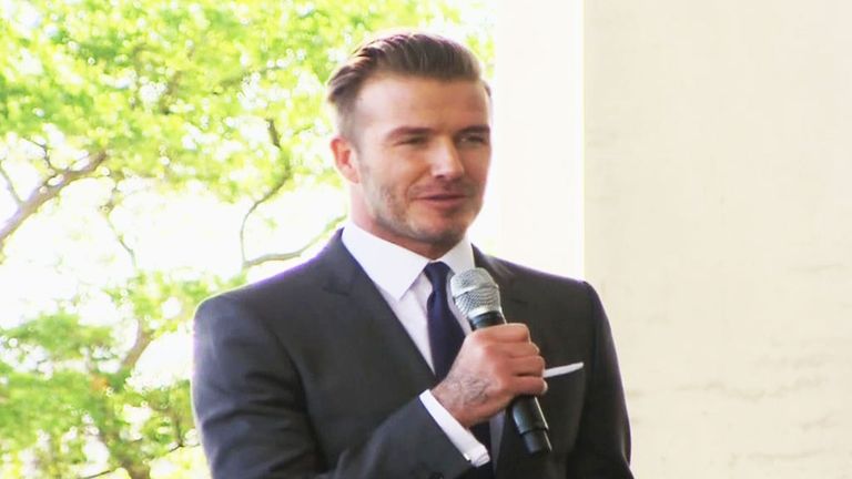 David Beckham: Has seen his Miami stadium plans rejected