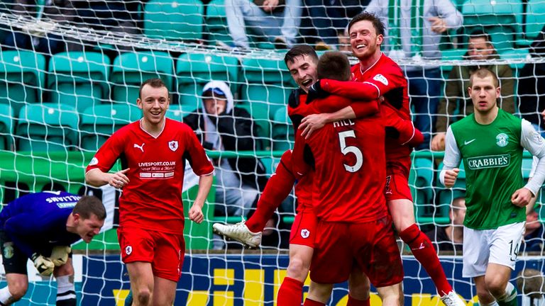 Dougie Hill: Earns the plaudits after his goal in Raith's 3-2 Cup win at Easter Road