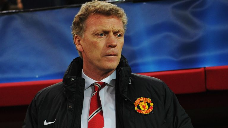 David Moyes: Manchester United boss endured a difficult night on Greek soil