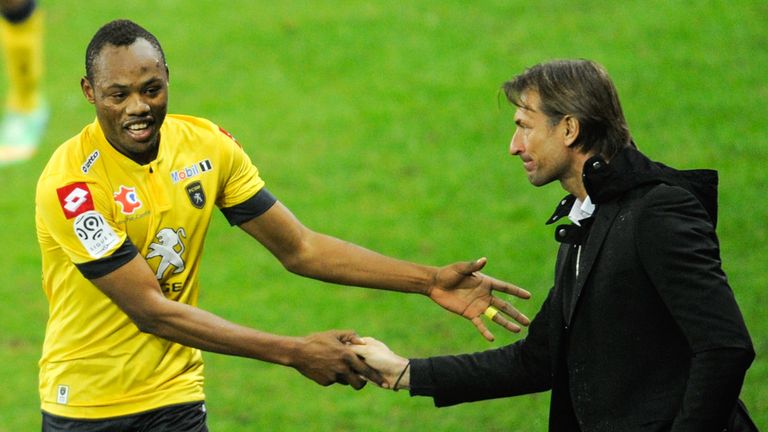 Herve Renard (right): Has overseen Sochaux's remarkable revival