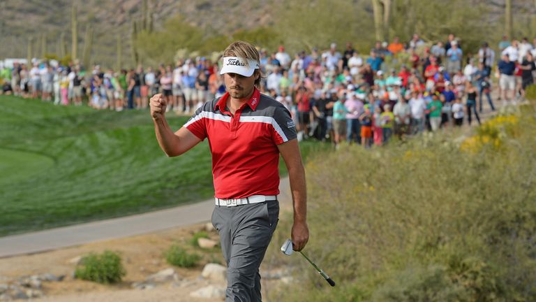 Victor Dubuisson: Won a tense encounter against Graeme McDowell