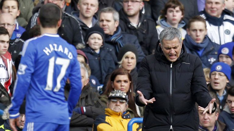 Mourinho and Hazard have had their moments during two years working together