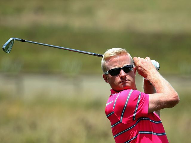 Simon Dyson: Signed for a flawless round of 65