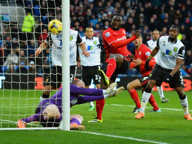 Kenwyne Jones scores for Cardiff