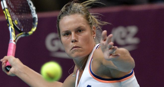 Karin Knapp: Crashed out in straight sets