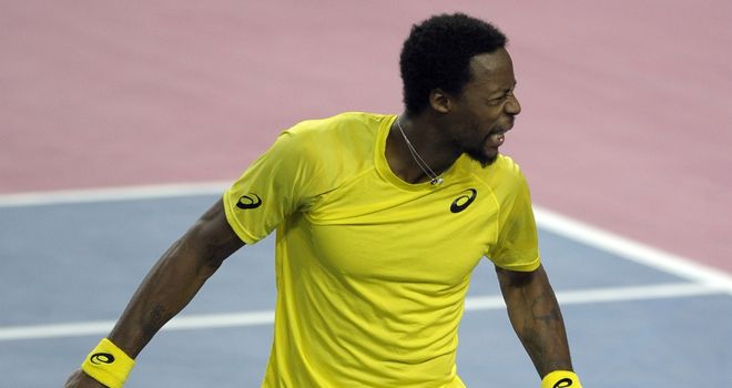 Gael Monfils: The Frenchman battled past Poland's Lukasz Kubot