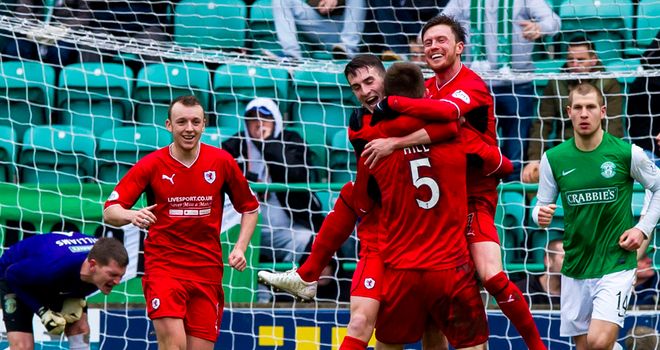Dougie Hill: Earns the plaudits after his goal in Raith's 3-2 Cup win at Easter Road
