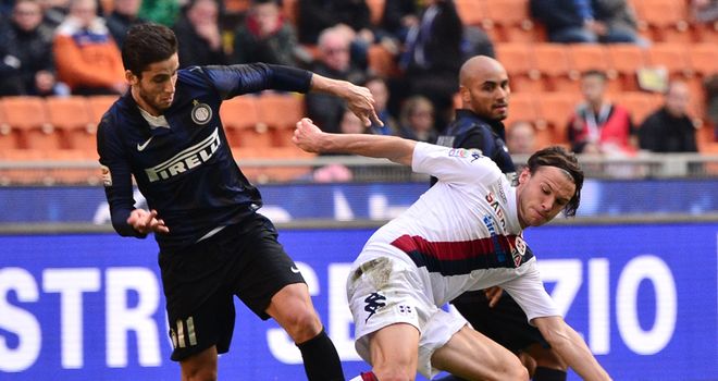 Albin Ekdal is put under pressure