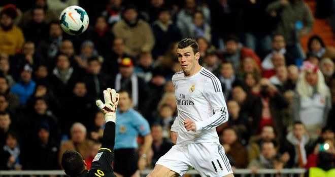 Gareth Bale nets Real Madrid's opening goal