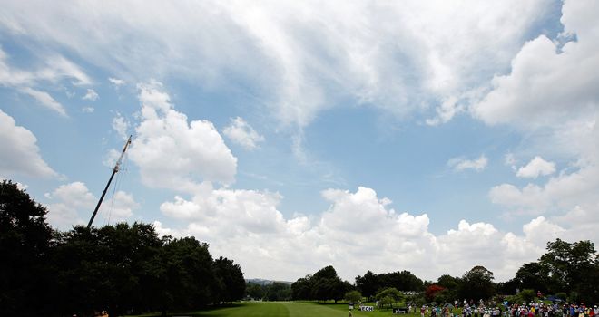 The 17th hole on the East Course at Royal Johannesburg & Kensington Golf Club