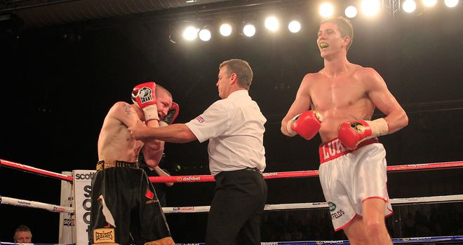 Luke Campbell: Finished off Scott Moises in the final round (Pic Lawrence Lustig)