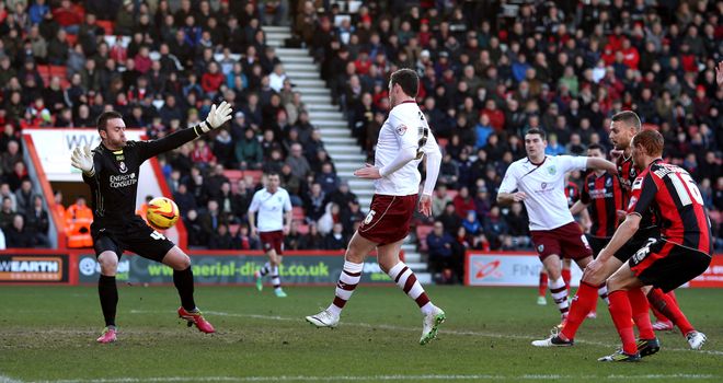 Keith Treacy: Scores Burnley's equaliser
