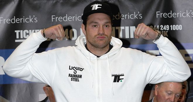 New April date for Tyson Fury