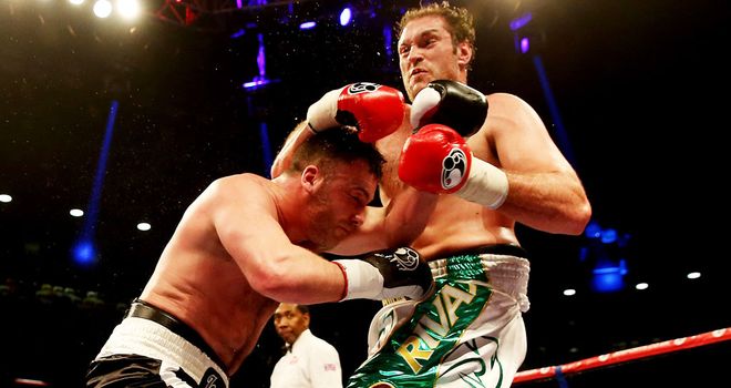 Tyson Fury: Floored Joey Abell four times on the way to victory.