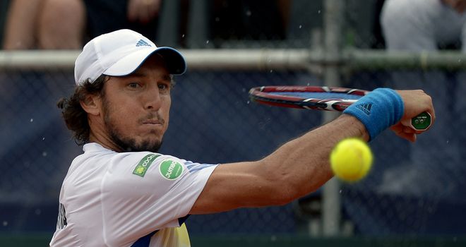 Argentina's tennis player Juan Monaco into last eight
