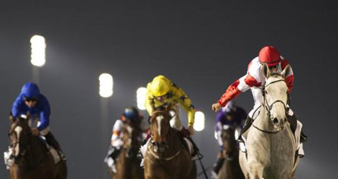 L'Amour De Ma Vie wins with Certify (left) well beaten off (Dubai Racing Club/Andrew Watkins)