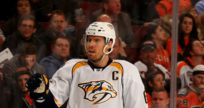 Shea Weber: Struck twice for the Pedators in their win over the New Jersey Devils