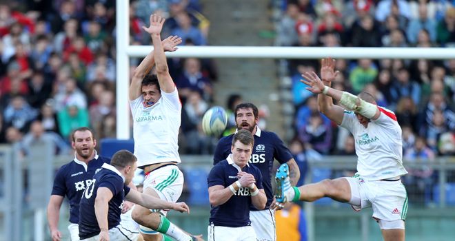 Duncan Weir: Scotland fly-half sends over the match-winning drop goal