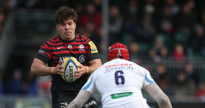 Schalk Brits: Saracens hooker scored second-half try