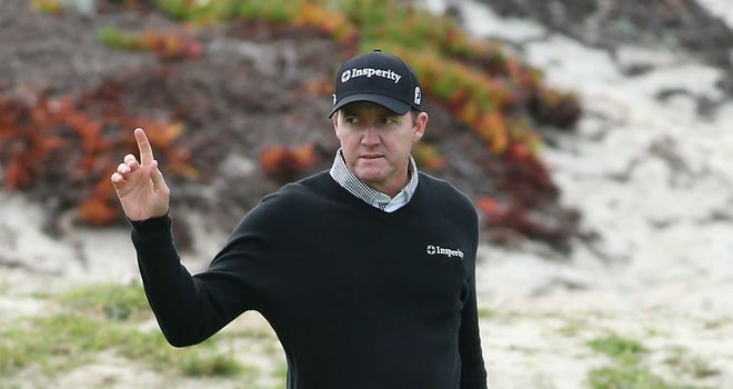 Jimmy Walker: Share of the halfway lead at Pebble Beach