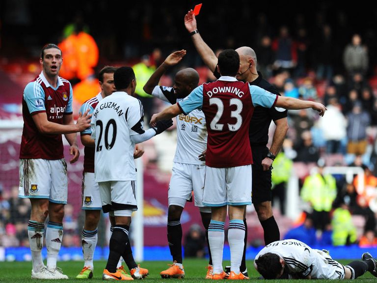 Andy Carroll: Will serve a three-match ban