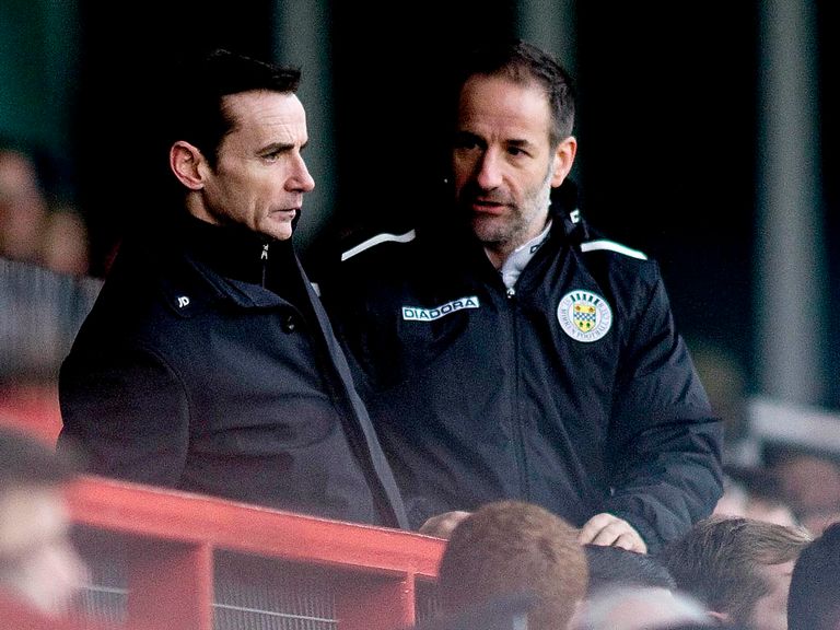 Danny Lennon is sent to the stands