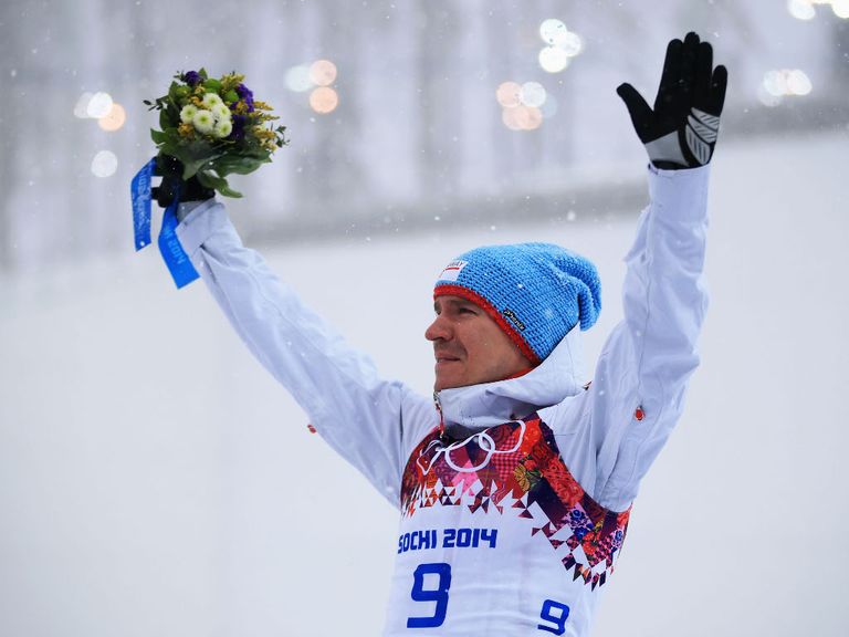 Emil Hegle Svendsen celebrates his triujmph