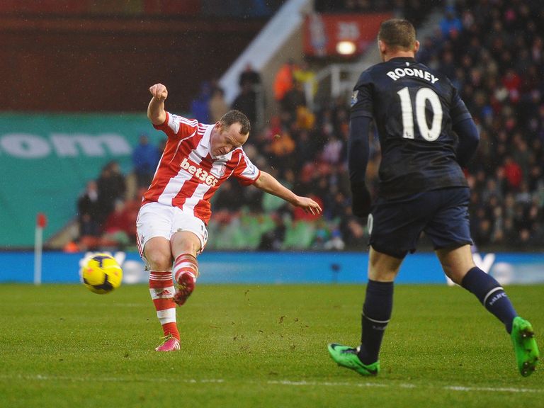 Charlie Adam's first goal took a deflection on its way in