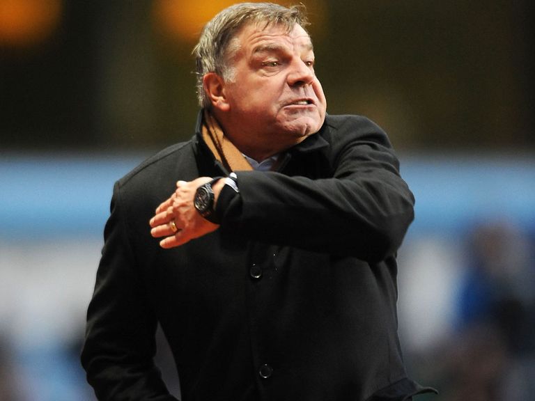 Sam Allardyce: Thrilled with the reaction of his players