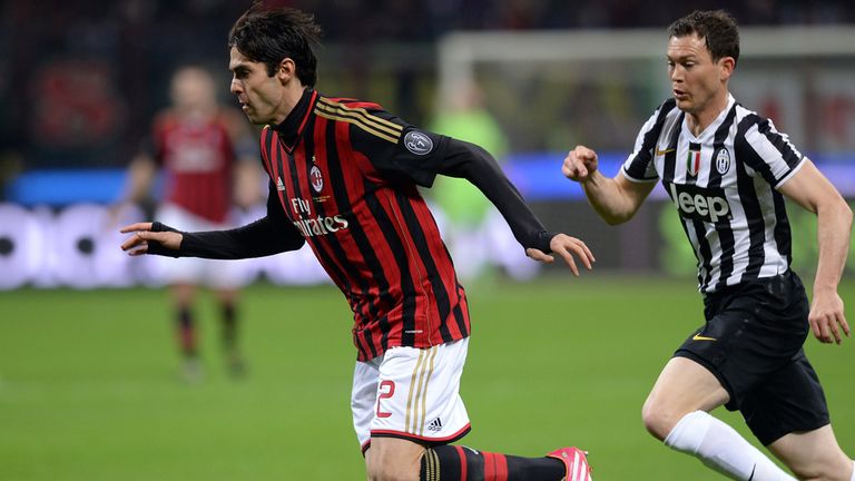 Kaka in action for AC Milan