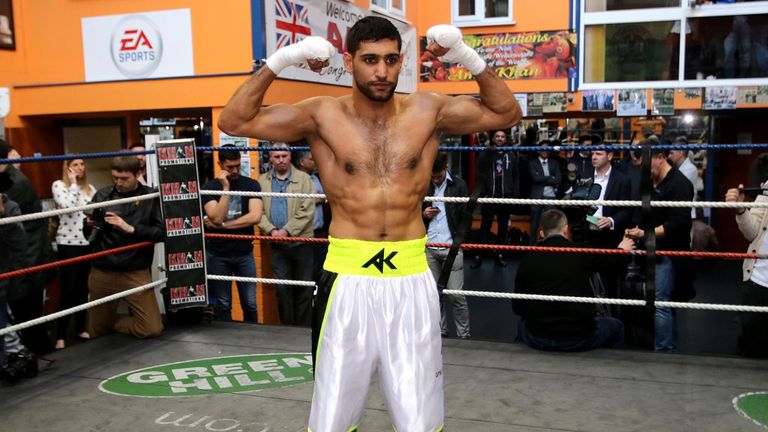 Amir Khan: Determined to remain in Floyd Mayweather's thoughts