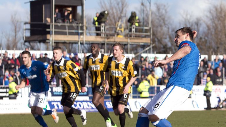Lee McCulloch: Slots home the winner from the penalty spot