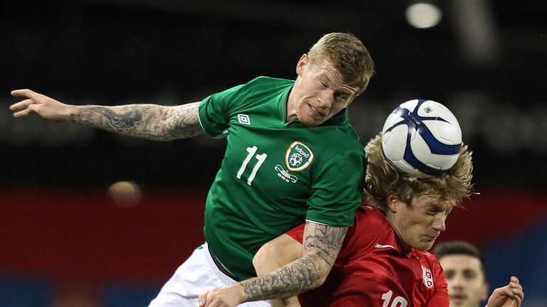James McClean: Won't be ready to face Georgia