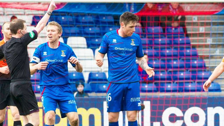 Greg Tansey (r): Is suspended for Inverness Caley's match with Hibernian