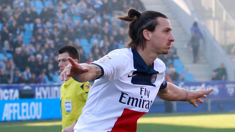 Zlatan Ibrahimovic got PSG going with the first goal