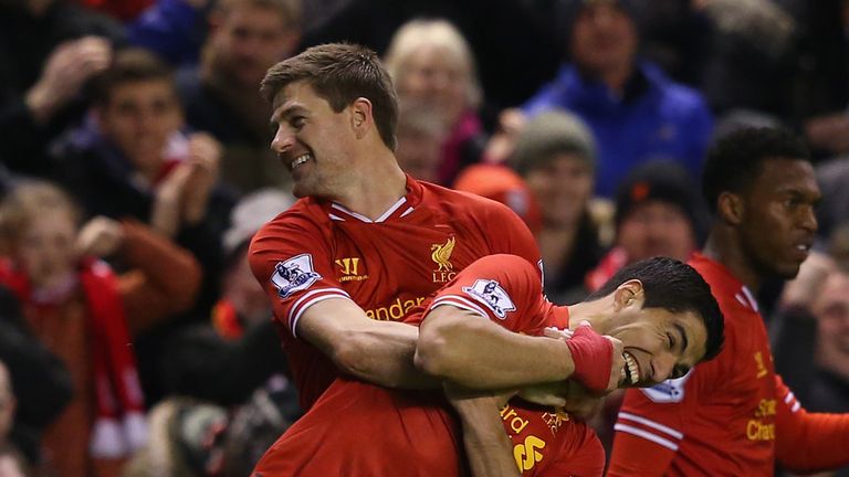 Luis Suarez: Returns to Liverpool with a gift for Steven Gerrard