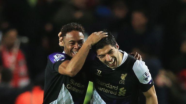 Sterling and Suarez: Liverpool heroes