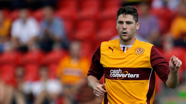 Iain Vigurs: Scored before half-time for Motherwell