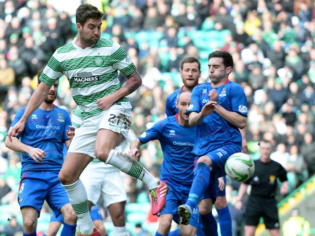 Charlie Mulgrew scores Celtic's second goal