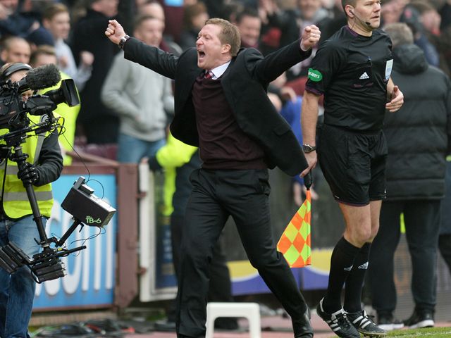 Hearts boss Gary Locke: Proud of derby victory