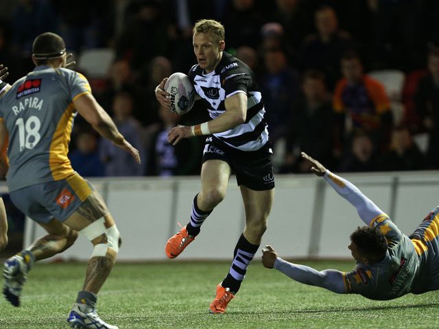 Kevin Brown: Two tries in Widnes' win
