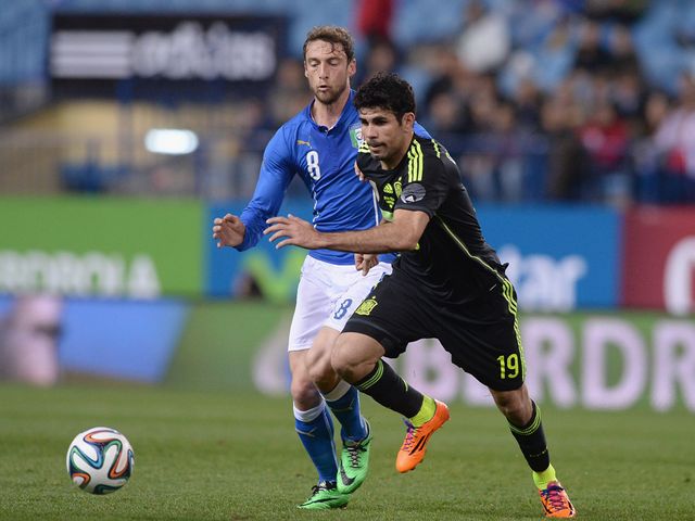 Diego Costa in action for Spain