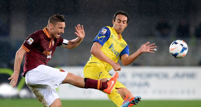 Francesco Totti in action for Roma