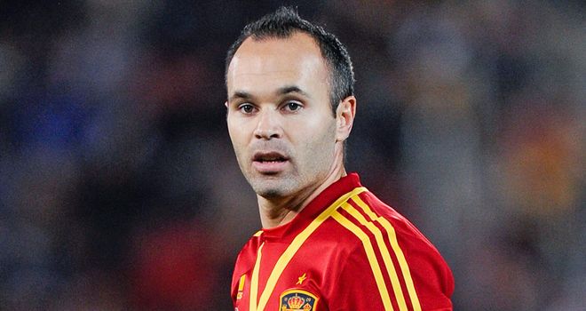 Andres Iniesta: On target in Spain win